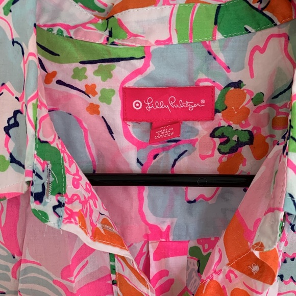 Lilly Pulitzer for target button down shirt - Picture 5 of 5